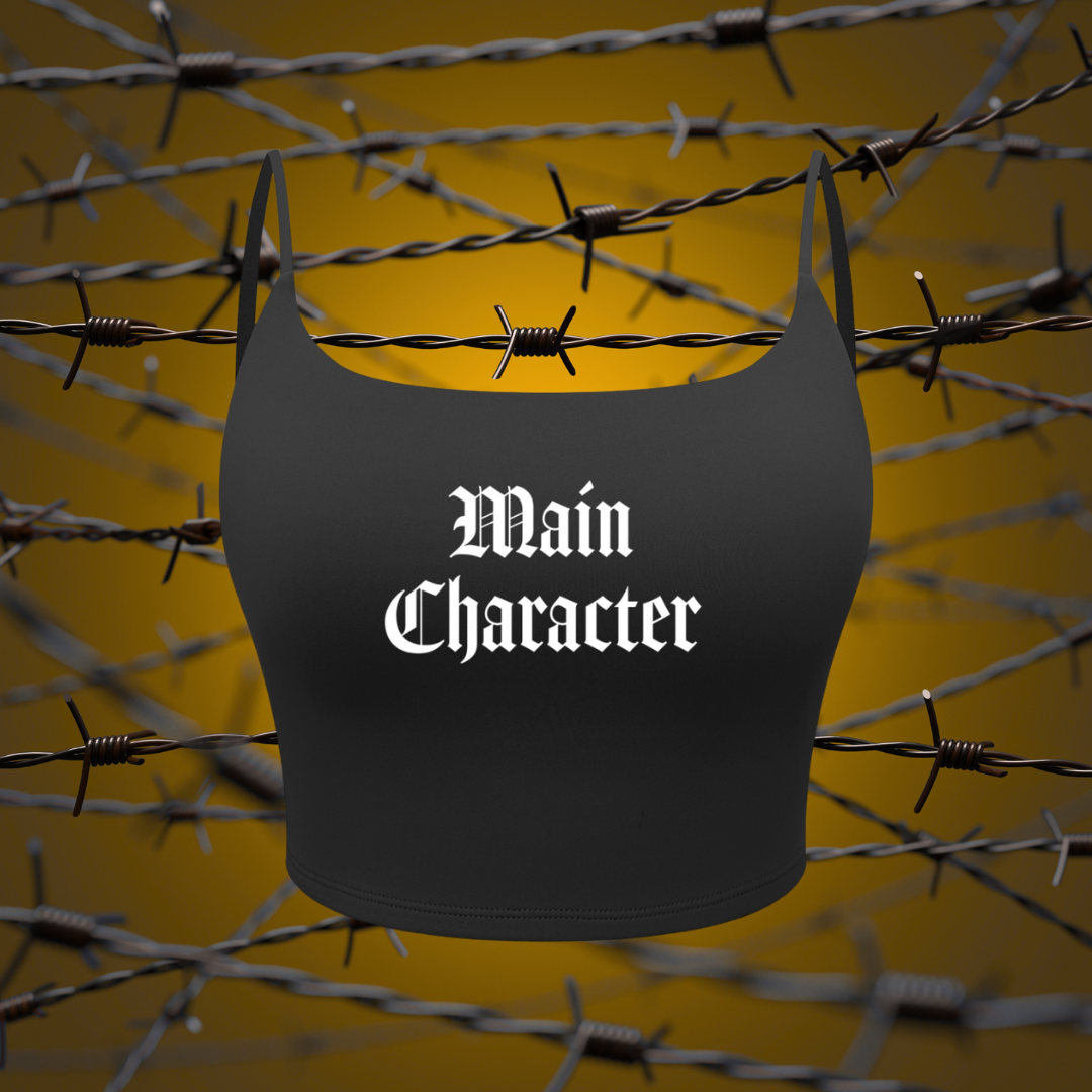 "Main Character" Sports Bra