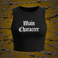 "Main Character" Crop Tank Top