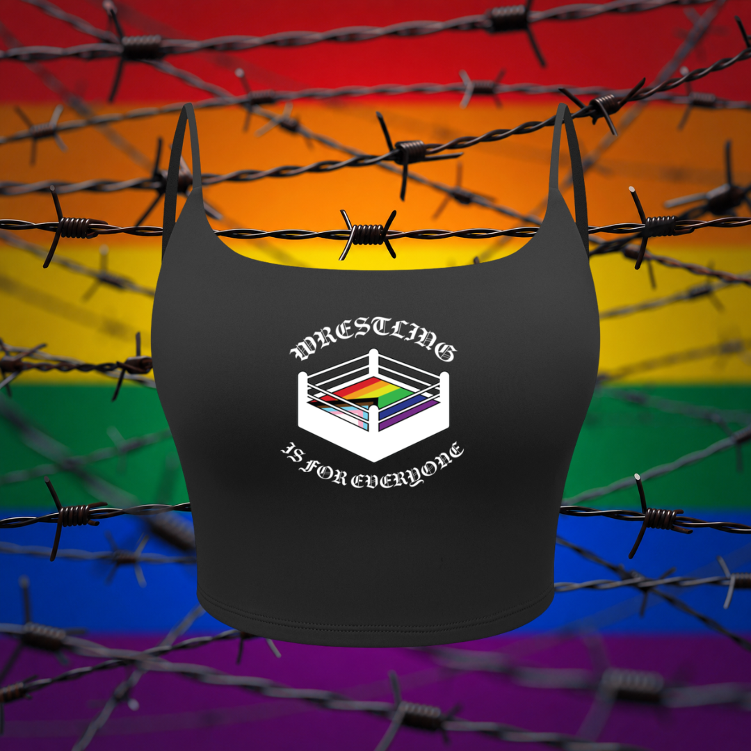 "Wrestling is for Everyone" Graphic Sports Bra
