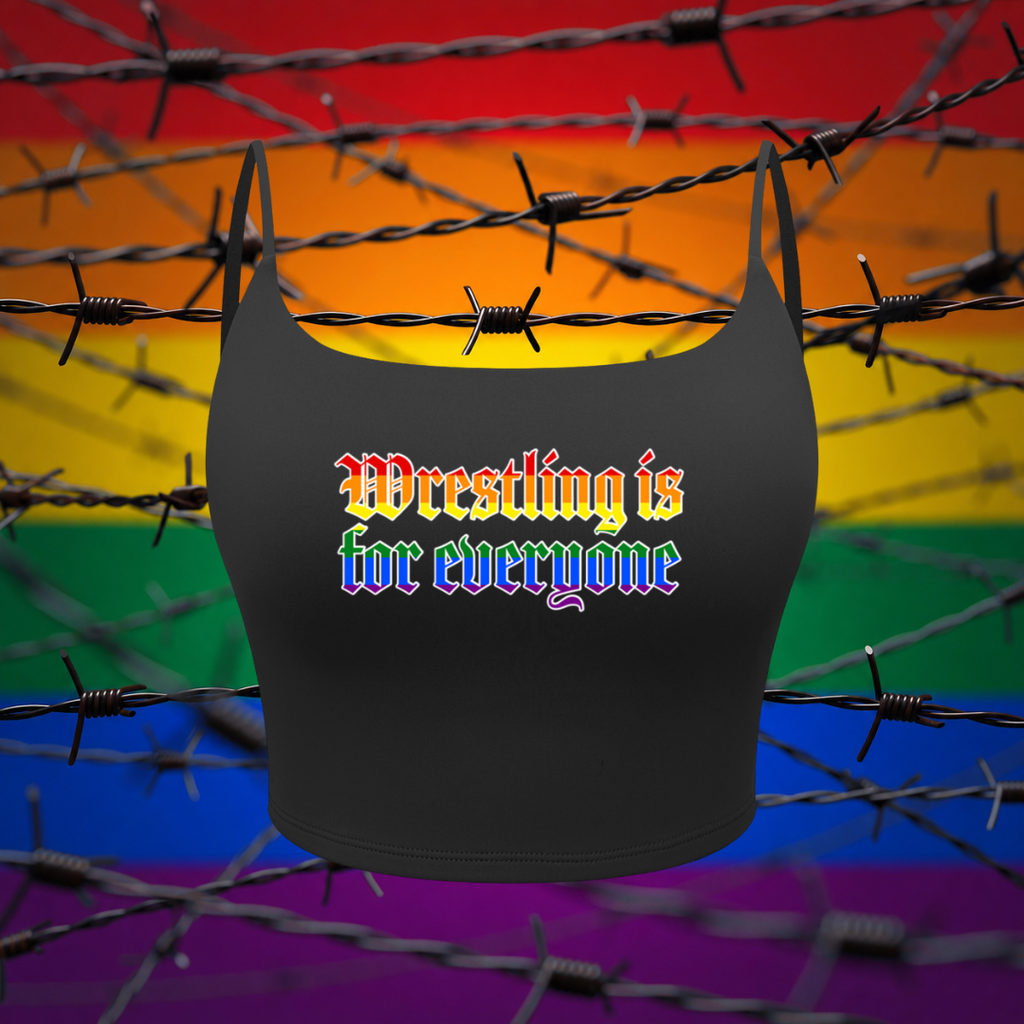 "Wrestling is for everyone" Gay Pride Sports Bra