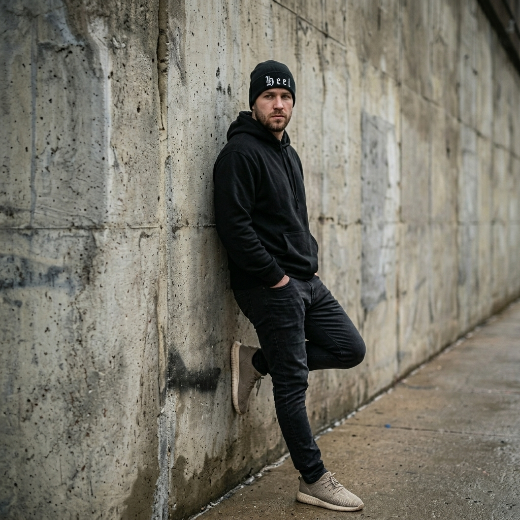 "Heel" Embroidered Beanie