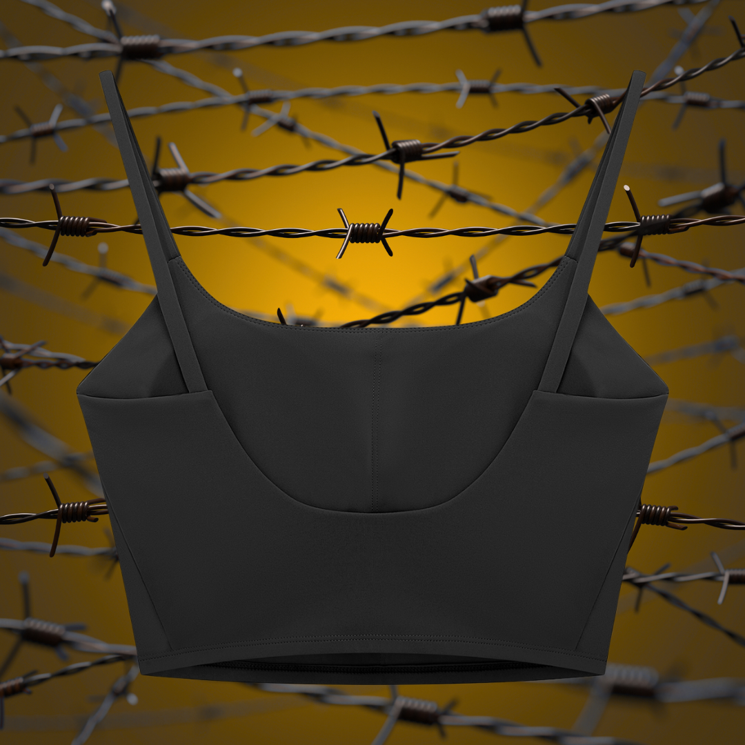 "More Women in Wrestling" Sports Bra