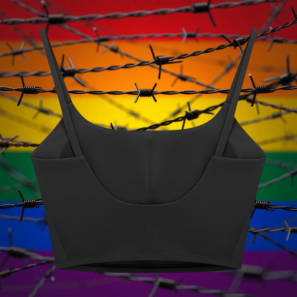 "Wrestling is for everyone" Gay Pride Sports Bra