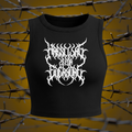 "Wrestling is for Everyone" Black Metal Crop Tank